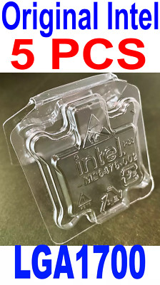 5X Original Intel LGA1700 Clam Shell CPU Tray Protective Case Plastic Box (5PCS)