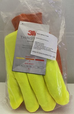 Rig Impactor Impact Resistant FR Oil Field Gloves Men s Size L