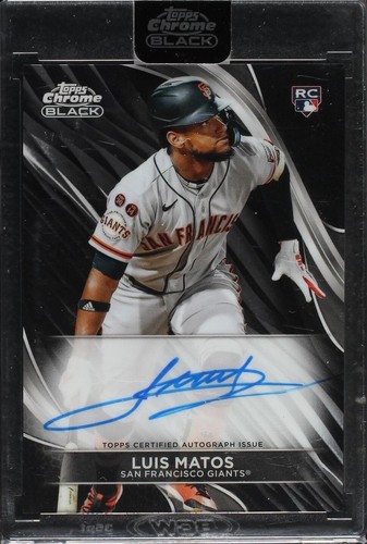2024 Topps Chrome Black - Luis Matos #CBA-LM