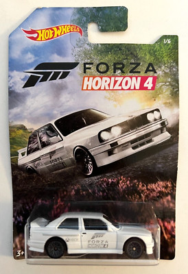 2018 Hot Wheels '92 BMW M3 (White) #1/6 Forza Horizon 4 1:64 Scale Diecast Car