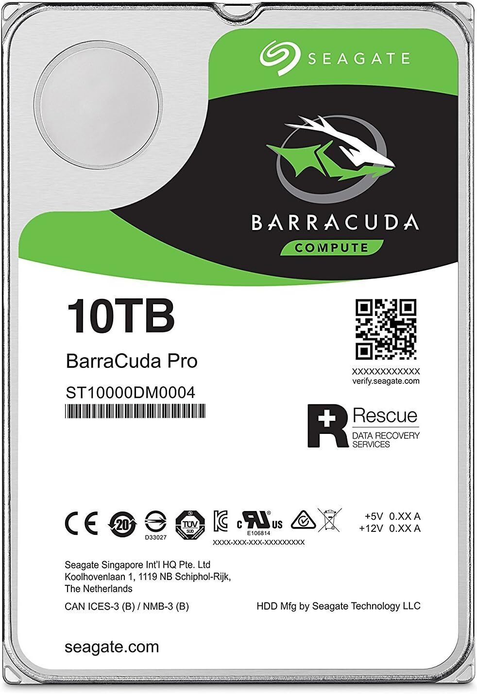 ST10000DM0004 Seagate BarraCuda Pro 10TB 7200RPM 3.5'' SATA