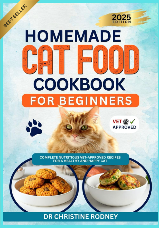 Homemade Cat Food Cookbook for Beginners: Complete Nutritious Vet-Approved Recip