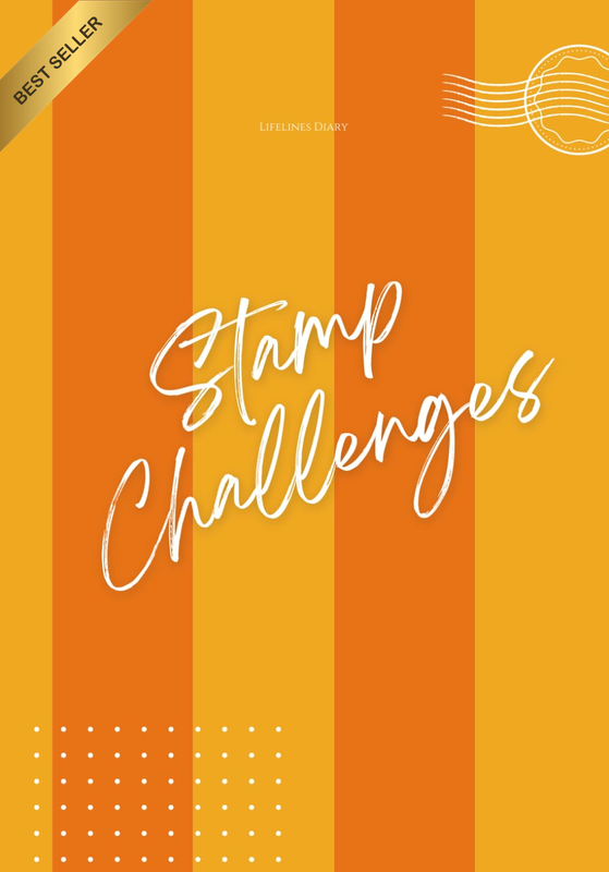 Stamp Challenges | 365-Day Paper Punch Challenge Journal with Monthly Themes, A–
