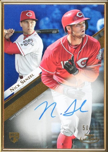 2019 Topps Gold Label - Nick Senzel #GLA-NS