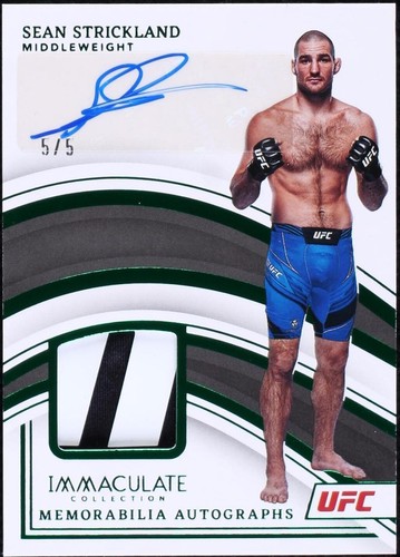 2023 Panini Immaculate Collection UFC - Sean Strickland #MA-SST