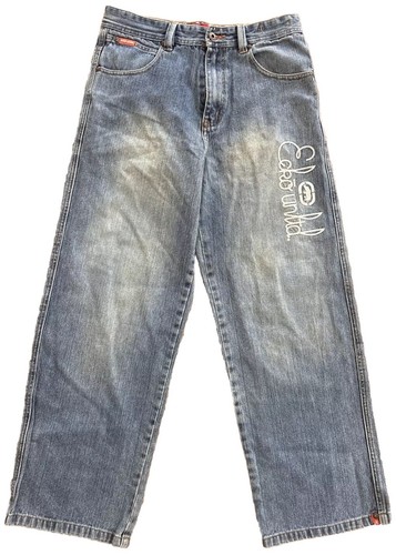 専用‼️ B-BOY ecko unltd painter wide denim Rare Design Vintage Brand the Ecko Unltd Baggy Jeans Hip Hop