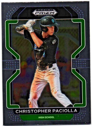 2022 Panini Prizm Draft Picks - Christopher Paciolla #PDP86