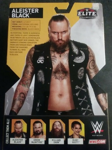 WWE Mattel Elite Aleister Black NXT Takeover exclusive Series 65 66 first time