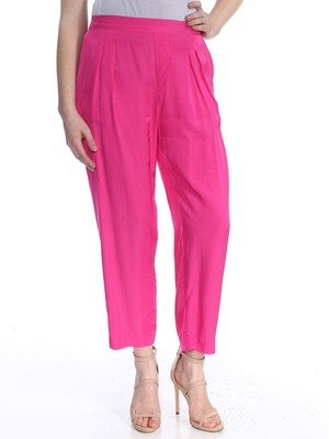 

Женские розовые укороченные брюки со складками RALPH LAUREN, Розовый, 200717727001