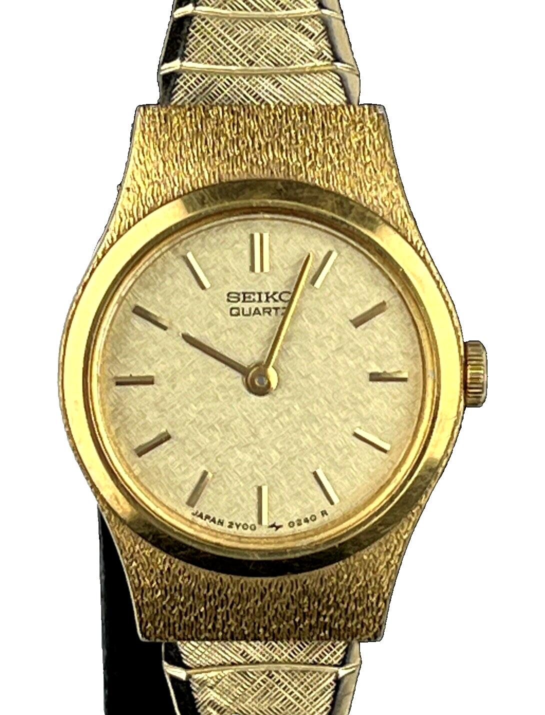 Vintage Seiko Watch 2Y00-0019 Women's Gold Tone Expansion Vintage Seiko Watch 2Y00-0019 Women's Gold Tone Expansion