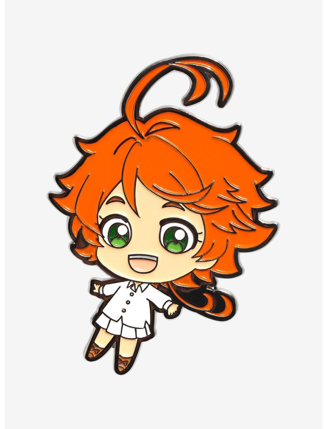 emma☆ The Promised Neverland enamel pin Chibi Emma NEW | eBay