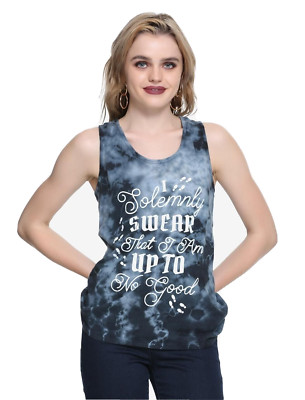 Harry Potter Juniors Solemnly Swear I Am Up To.. Tie Dye Tank Top Shirt New S, L