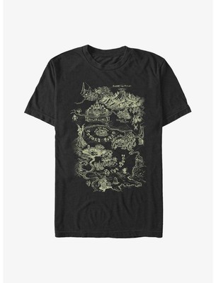 Nintendo Zelda Hyrule Map Extra Soft T-Shirt - NEW!! SALE