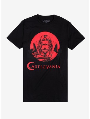 Castlevania Dracula Red Circle Portrait T-Shirt