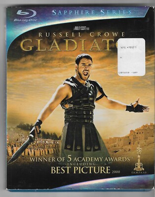 Gladiator [2000] 2 Blu-rays (slipcover included) Russell Crowe, Joaquin Phoenix