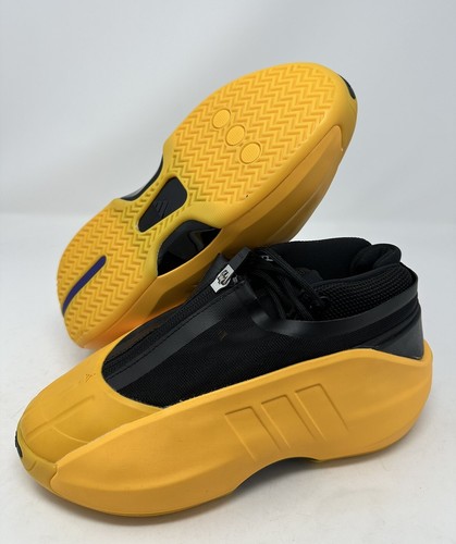 adidas Crazy IIInfinity Shoes IG6157 Yellow Black Men's 5.5