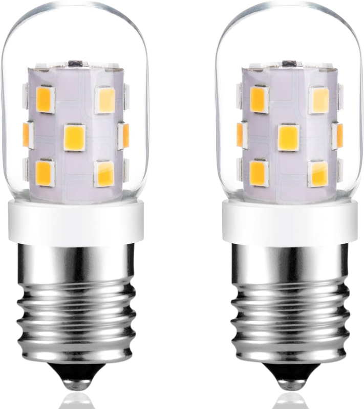 LED Microwave Light Bulbs for Range Hood, Dimmable, 2 Pack
