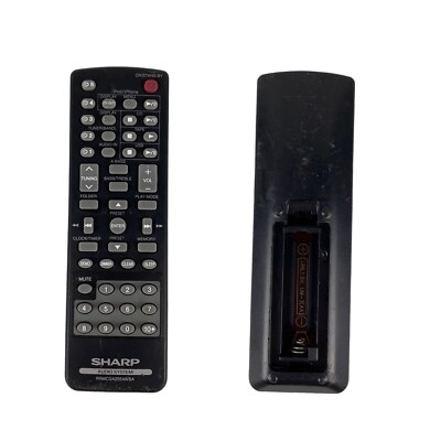 Sharp RRMCGA255AWSA NO BACK COVER Replacement Remote Control Tested