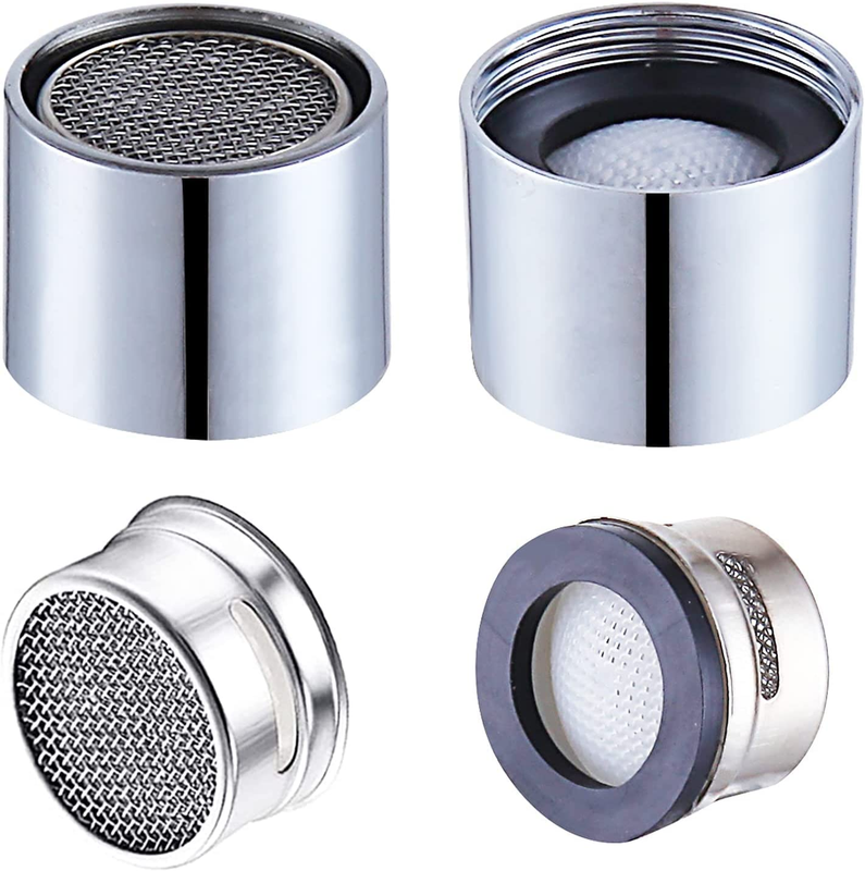 Faucet Aerator Female Thread Chrome Solid Brass Kitchen Sink Aerator and Bathroo