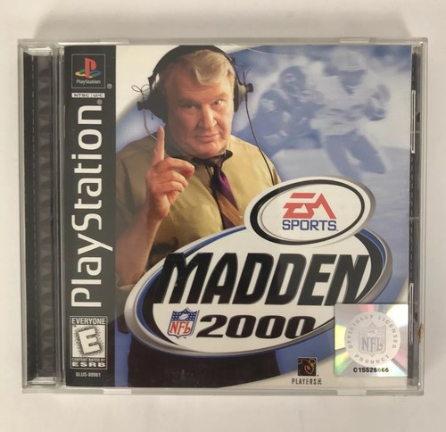 Sony Playstation 1 Sports Lot of 3 NBA Live 2000 Madden 2000 NFL Gameday 2000