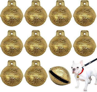 10 PCS Copper Bell,Craft Bells Bulk DIY Bells for Pet Bell Dog Collar Bells Craf