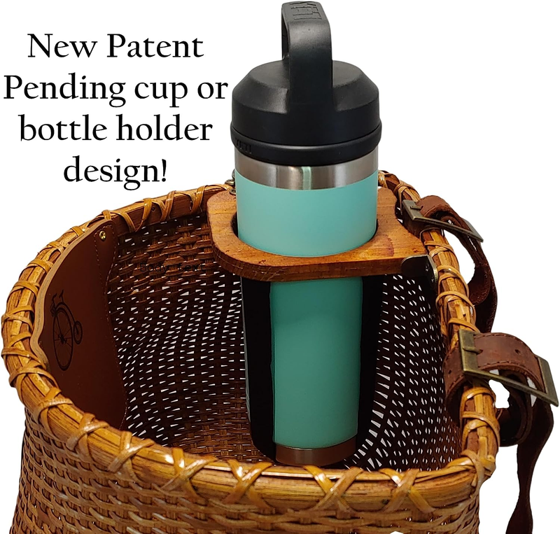 Bike Basket for Women Beach Cruiser or Scooter the Original Wicker Bicycle Baske