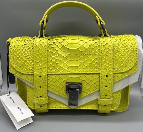 NEW WITH TAGS! PROENZA SCHOULER Carved Python PS1 Tiny Bag - Color
