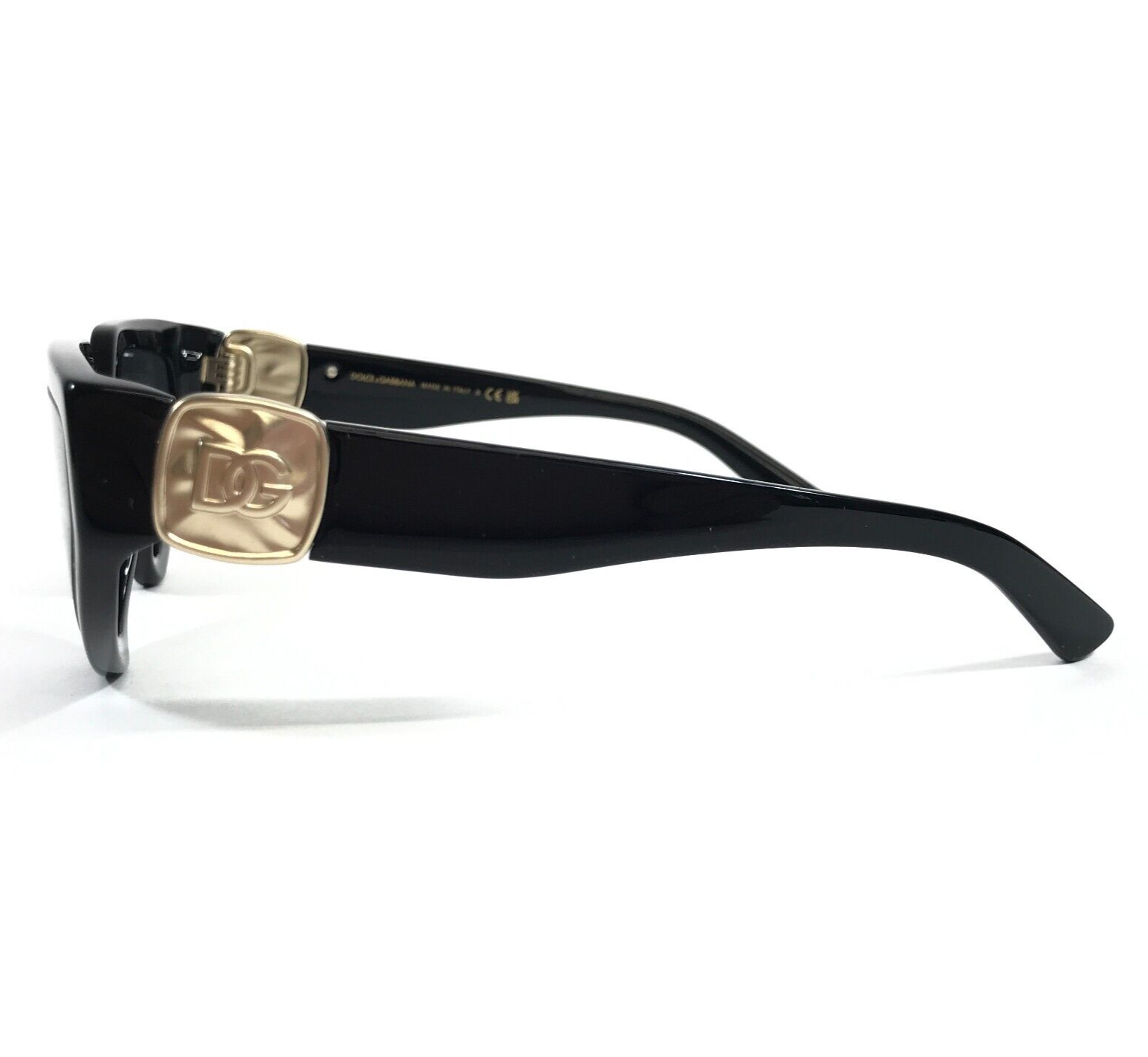 Pre-owned Dolce & Gabbana Sunglasses Dg4469 501/87 Black Butterfly Gray Lenses 59-15-145