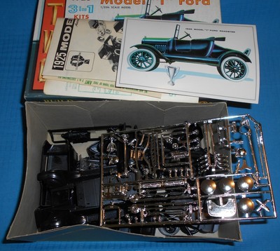 Old AMT 1925 Ford Model T Trophy Series Kit 1/25 Scale-#28  Model Car Swap Meet
