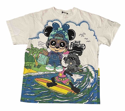 GuzFurbished X Vintage Disney Mickey & Minnie Surf AOP
