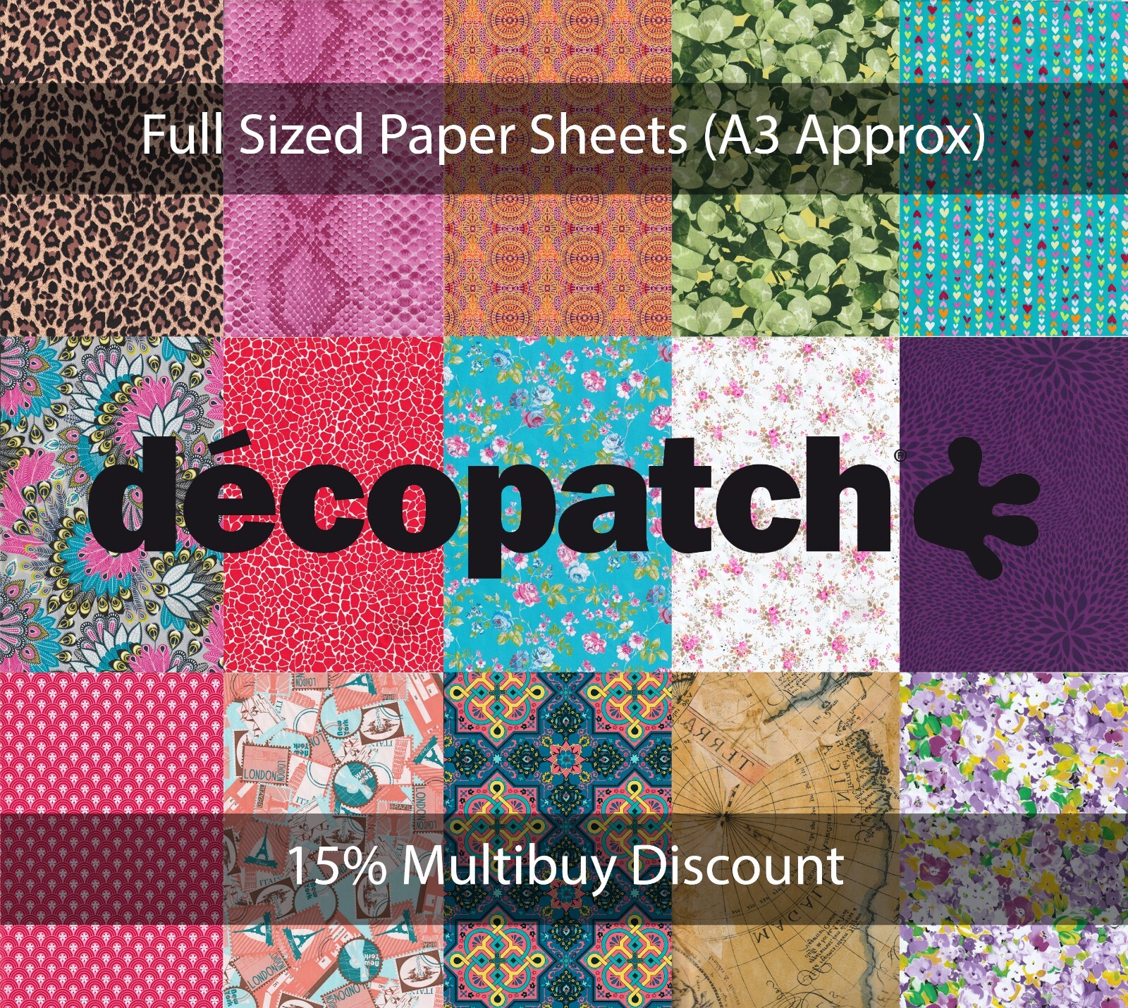 Decopatch Paper Sheet: 687 Decopatch Paper Sheet: 687