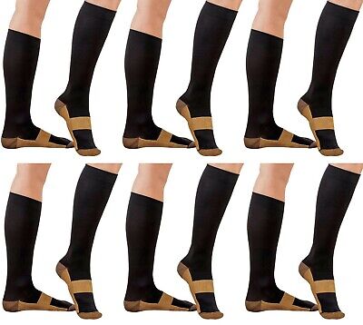 Miracle Foot Pain Relief 6 Pair Xxl Black