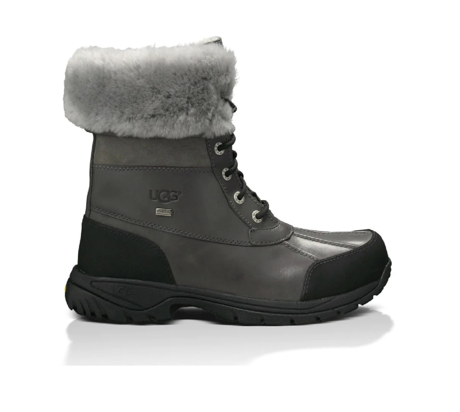 

[5521-MTL] Мужские непромокаемые кожаные зимние ботинки UGG металлического серого цвета, размер 9,5 *RNEW*, Серый