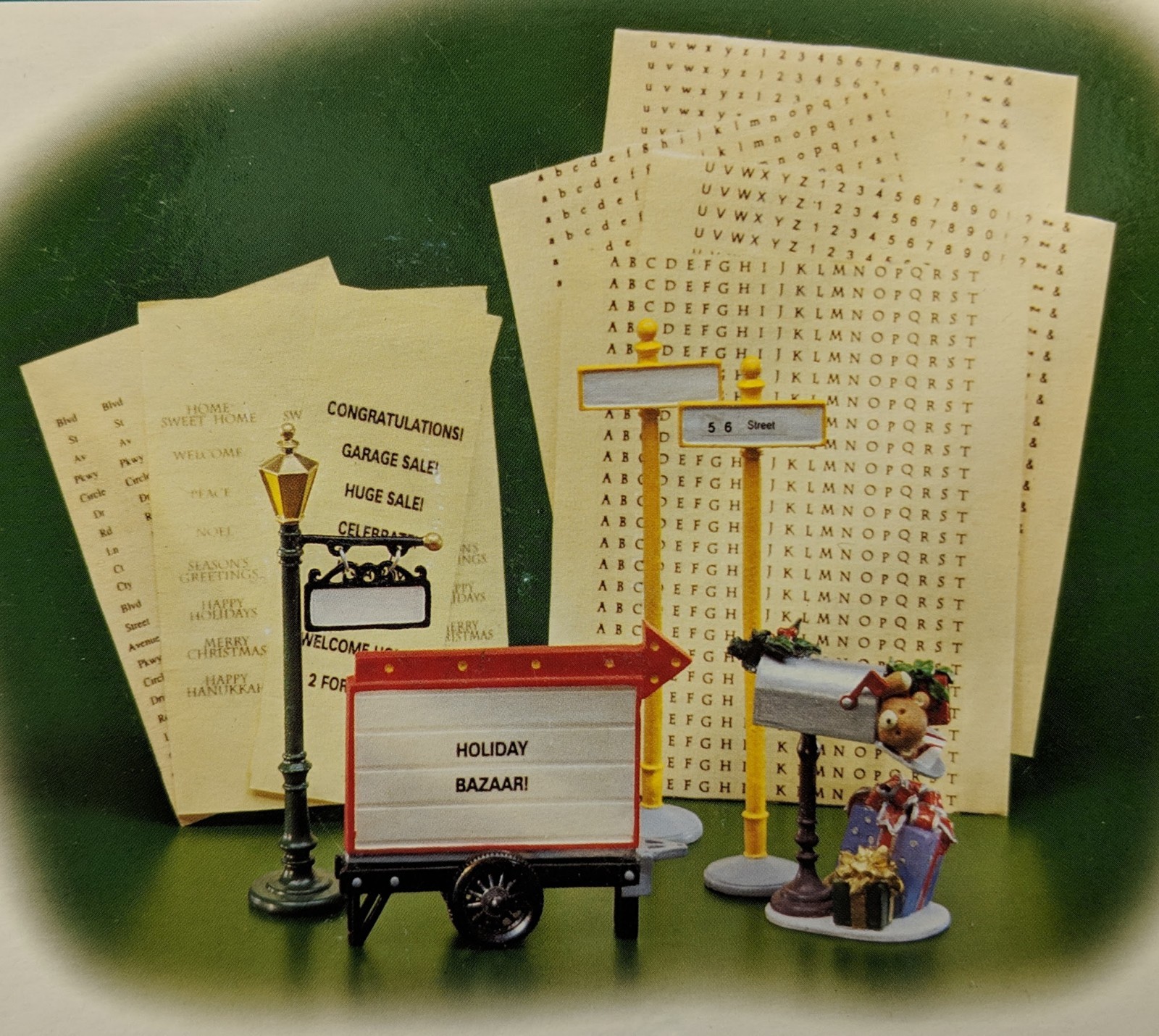 Dept 56 ~ Personalize Your Village Accessories - Village Accessories (52811) NEW