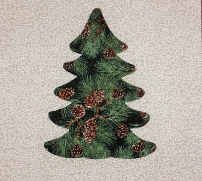 9 SCRAPPY LODGE MOOSE BEAR CABIN TREE APPLIQUE 6½” NATURAL QUILT BLOCKS #LODGELb