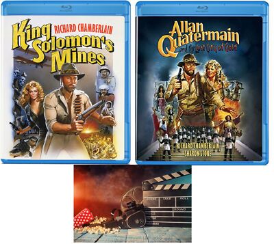 Allan Quatermain King Solomons Mines & The Lost City of Gold 2 Disc Blu Ray Set