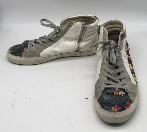 Golden Goose Sneakers Slides High Top Neon Palm Trees Miami