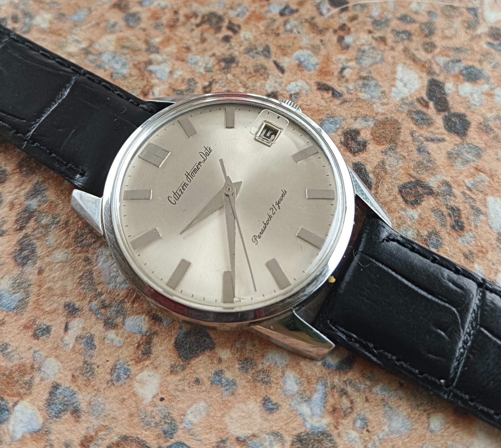 Citizen Homer Analog Manual Men Date 5140302 Vintage