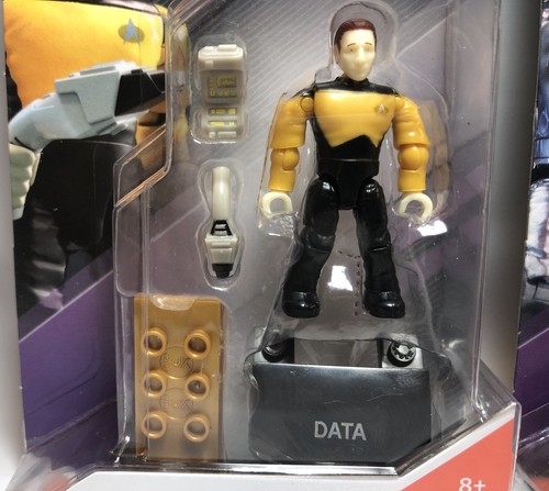 4 MAGA Construx Heroes 2 Of Each Series 3 & 1 - T-1000, CAP PICARD, Data & Borg