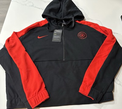 Portland Thorns Women s Nike Mid 1/2 Zip Long Sleeve (Large) Retails For $80