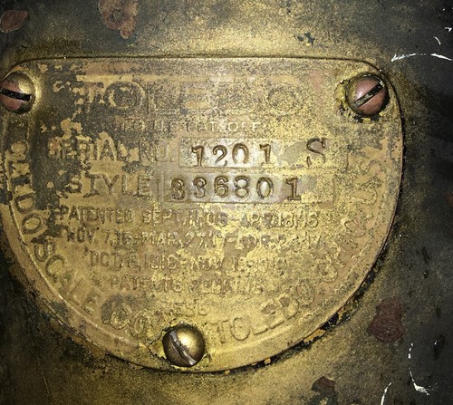 Early 1900s Toledo Lollipop Scale