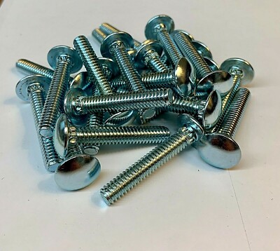 1/4-20 x 1-1/2'' Knurled Neck LOCKING Ribbed Carriage Bolt Screw smooth round USA