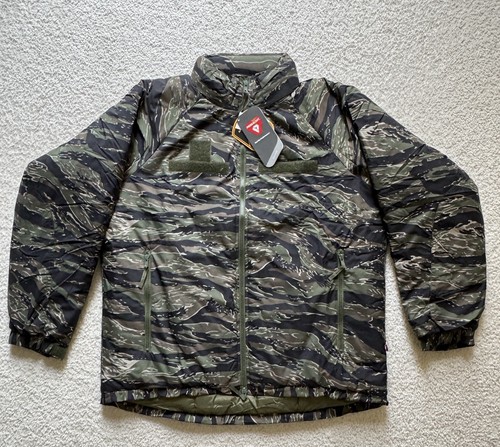 Pre-owned Us Army Cold Weather Parka Primaloft Jacket Ecwcs Tiger Stripe Level 7 All Sizes In Brown