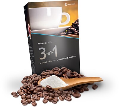 Gano Cafe 3-in-1  Café  Con Ganoderma Lucidum  X 20 sachets Gano Excel USA