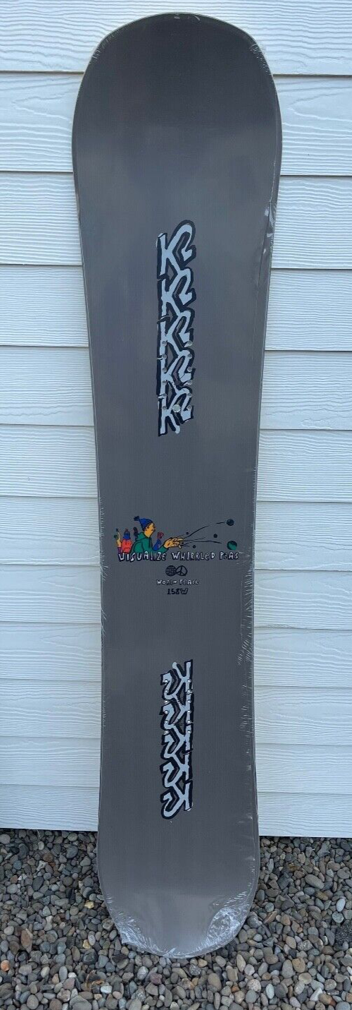 2023 NWT K2 World Peace Snowboard 158Wcm $430 Twin combo Camber sintered base