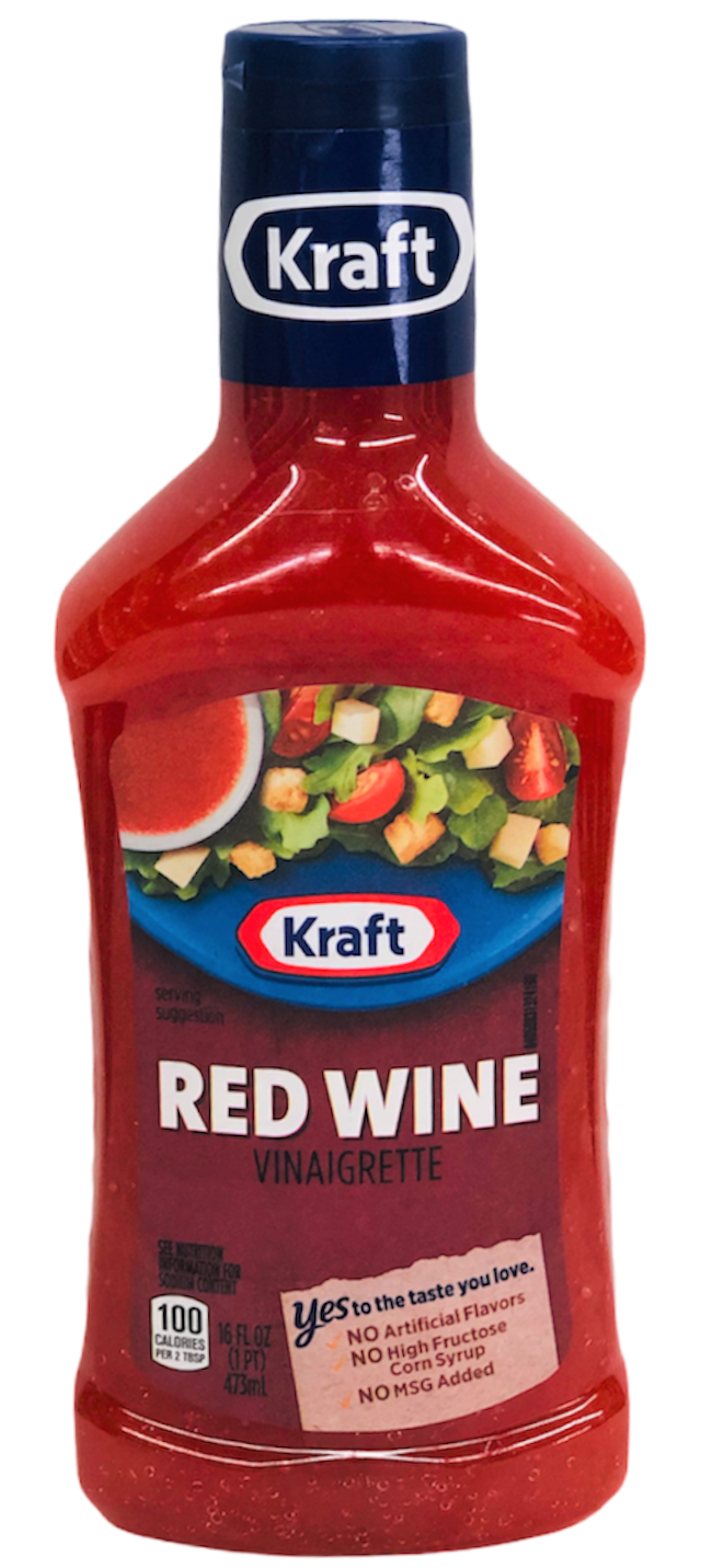 Kraft Red Wine Vinaigrette Salad Dressing 16 oz