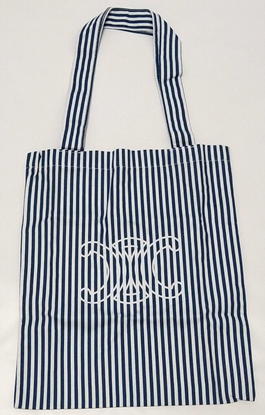 CELINE ストライプエコバッグ ネイビー/ホワイト　L 美品✩2025年 CELINE ストライプエコバッグ ネイビー/ホワイト Sサイズ 2025年