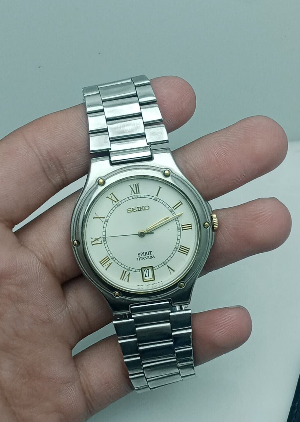 時計 SEIKO SPIRIT TITANIUM 7N47-8000 Seiko 7n47 8000 - Gem
