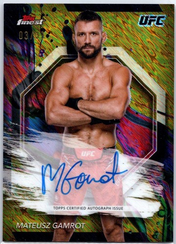 2024 Topps Finest UFC - Mateusz Gamrot #FA-MZG