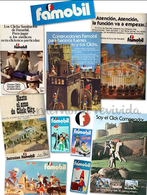 Vintage Playmobil FAMOBIL kLICKS Clicks Spain Very Rare